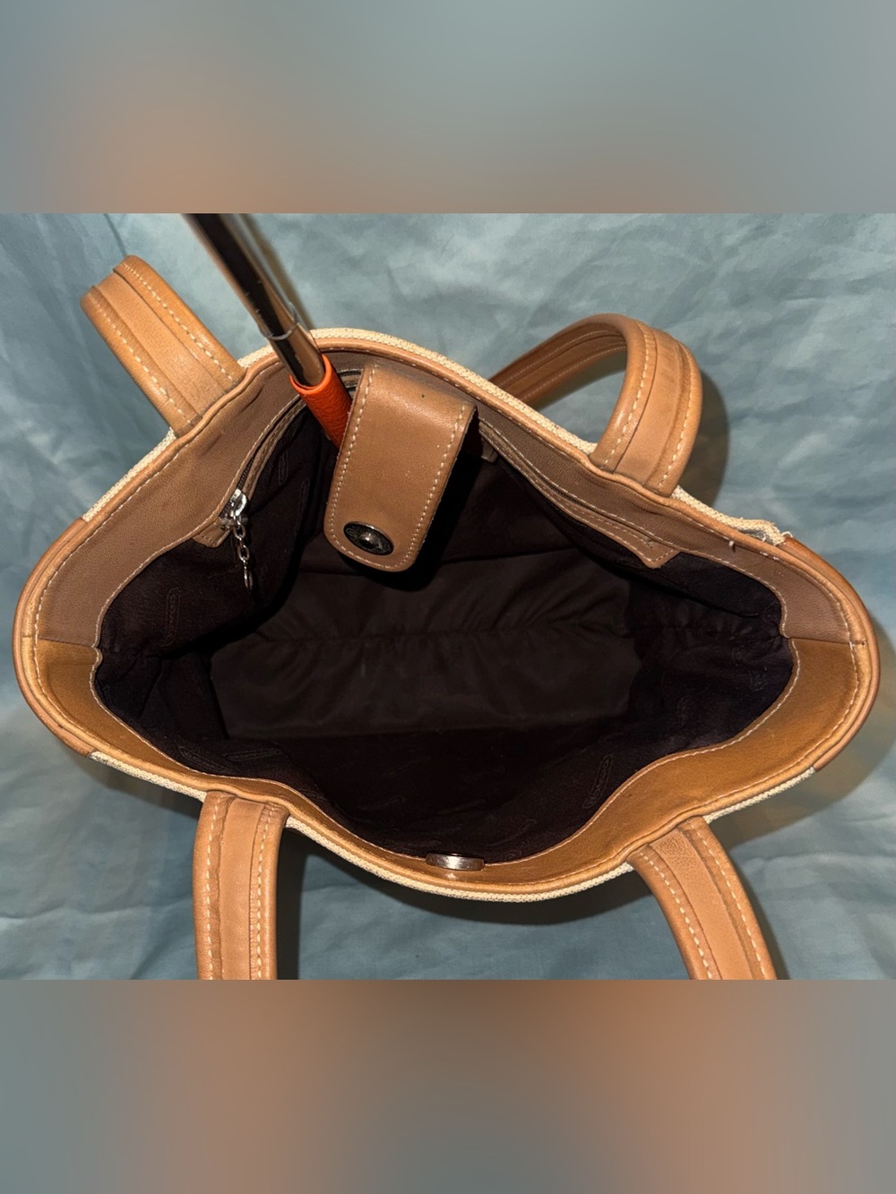 Coach Bleecker Canvas Bucket Tote / Tote Bag Vintage Manufactured December 1999 - Picture 10 of 13